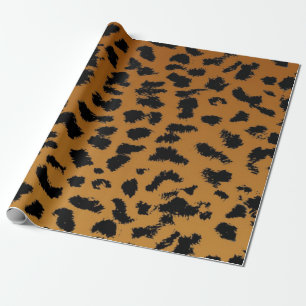 Animal print pattern wrapping paper