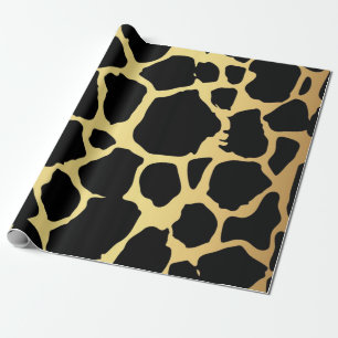 Animal print pattern wrapping paper
