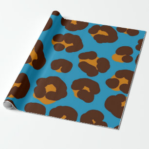 Animal print pattern wrapping paper