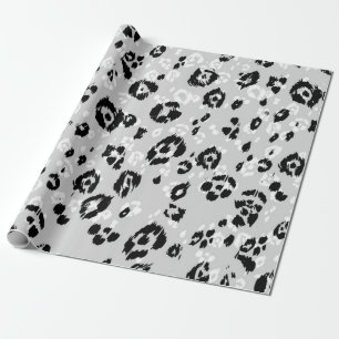 Animal print pattern wrapping paper