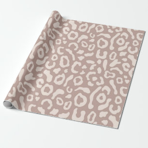 Animal print pattern wrapping paper