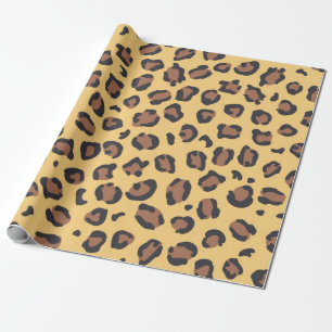 Animal print pattern wrapping paper