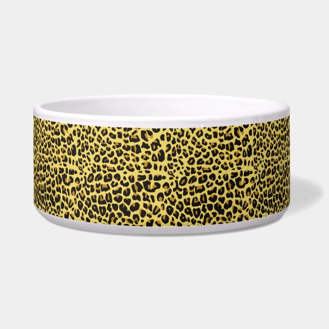 Animal Print Pet Bowl (Front)