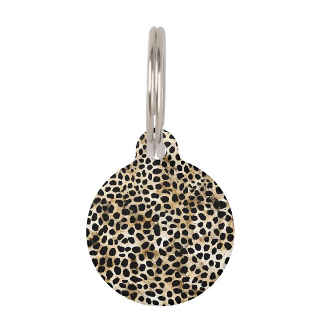 Animal Print - Pet ID Tag (Front)