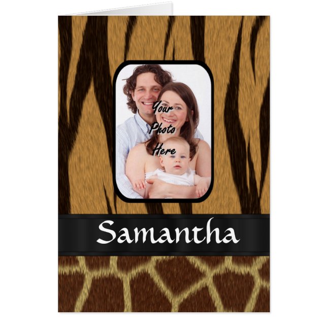 Animal print photo background (Front)