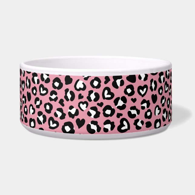 Animal Print, Pink Leopard, Cheetah Spots, Hearts (Front)