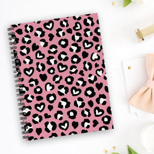Animal Print, Pink Leopard, Cheetah Spots, Hearts Planner