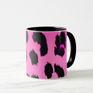 Animal Print Pink Leopard Mug