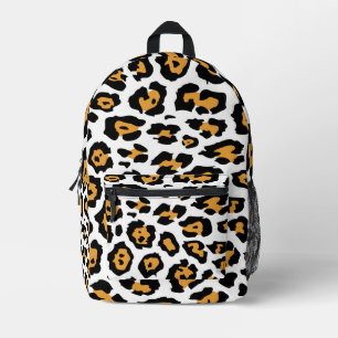 Animal print printed backpack