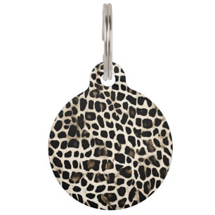 Animal Print - Round Pet Tag