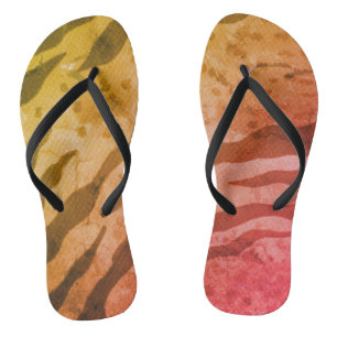 Animal Print Safari Flipflops