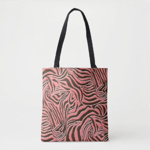 Animal print, seamless zebra pattern. tote bag