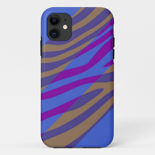 Animal Print Skin Zebra Retro Colourful Pattern 11 Case-Mate iPhone Case (Back)