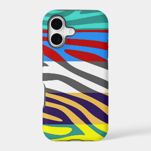 Animal Print Skin Zebra Retro Colourful Pattern 3