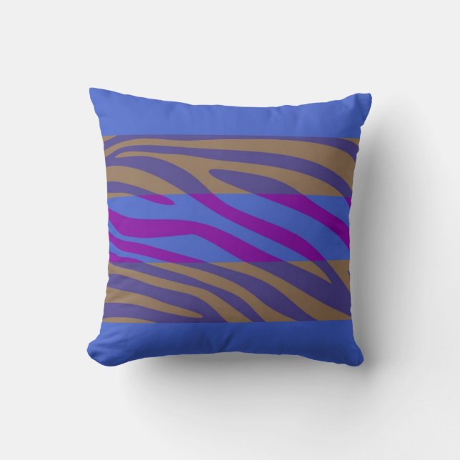 Animal Print Skin Zebra Retro Pattern 10 Cushion (Front)