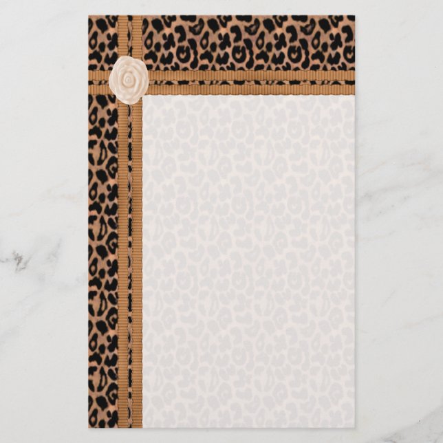 Animal Print Stationery (Front)