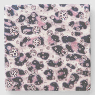 Animal Print Stone Coaster