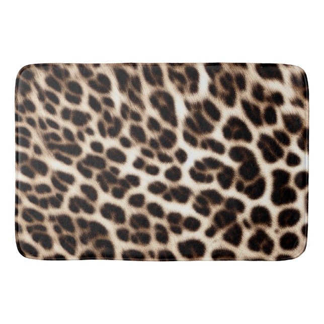 animal print texture fur skin cheetah leopard patt bath mat (Front)
