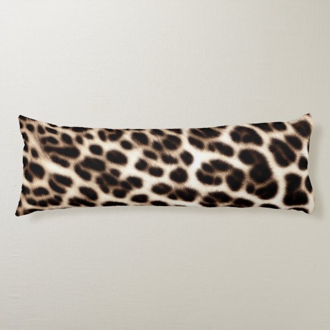 animal print texture fur skin cheetah leopard patt body cushion (Front)