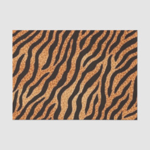 Animal Print Tiger Stripes Pattern Beverage Tissue Paper