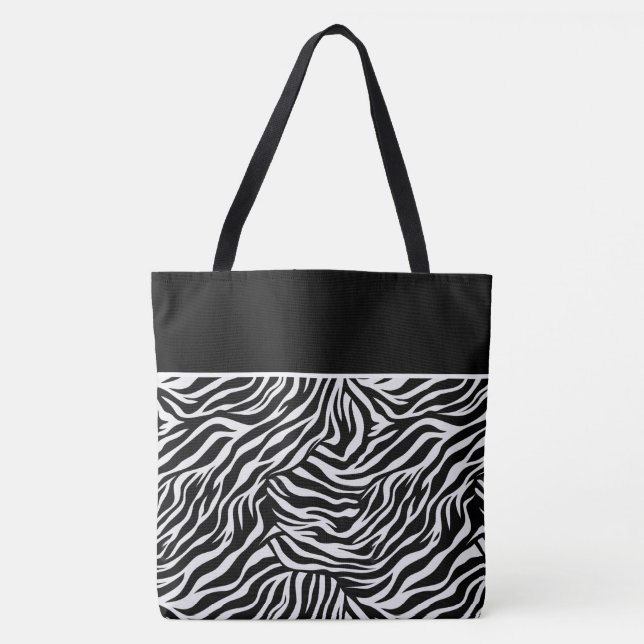 Animal Print Tote Bag (Front)