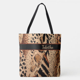 Animal Print Tote Bag