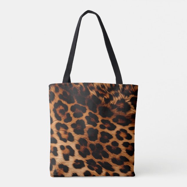 Animal Print Tote Bag (Back)
