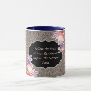 Animal Print Two-Tone Follow the Path Mug