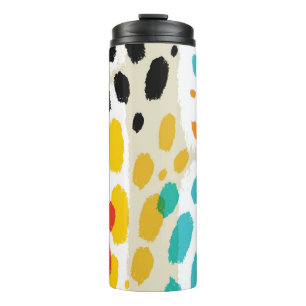Animal Print Vintage Seamless Pattern Thermal Tumbler