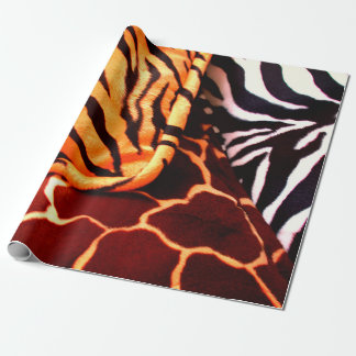Animal print wrapping paper