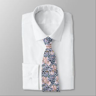Animal Print y Flores Tie
