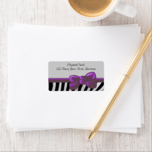Animal Print, Zebra Stripes - Black White Label