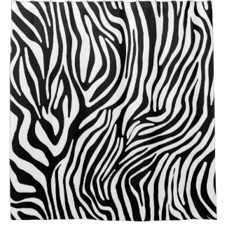 Animal print. Zebra/Tiger ornament. Seamless patte Shower Curtain