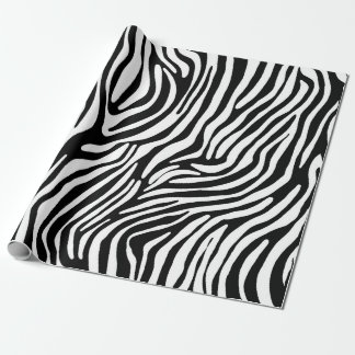 Animal print. Zebra/Tiger ornament. Seamless patte Wrapping Paper