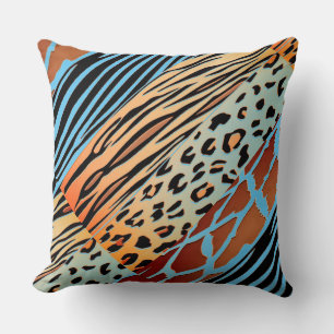 Animal Printed Zebra Stripe Pillow