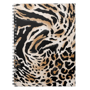 Animal Prints: Leopard Zebra Tiger Notebook