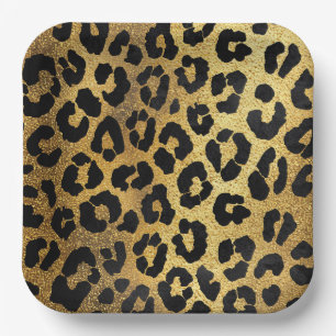 Animal Prints Paper Plate