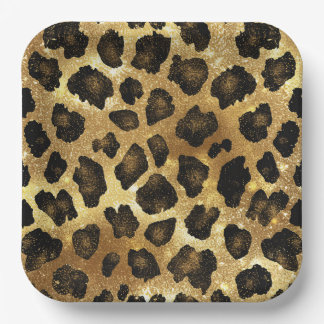 Animal Prints Paper Plate