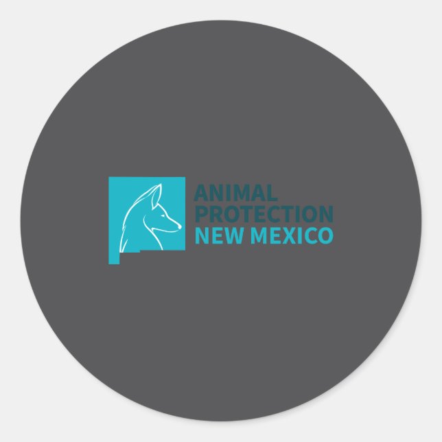 Animal Protection New Mexico _1  Classic Round Sticker (Front)