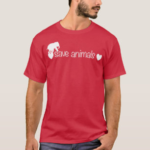 Animal protection protection save animals animal e T-Shirt