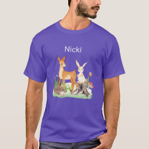 Animal rabbit hedgehog Nicki funny T-Shirt