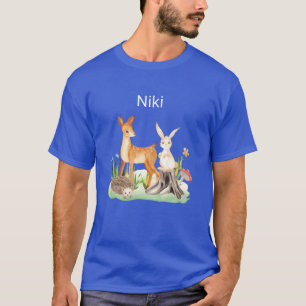 Animal rabbit hedgehog Niki gift T-Shirt