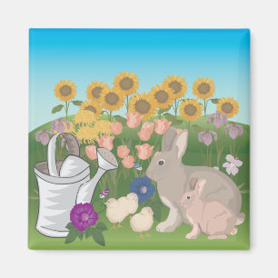 Animal Rabbit 🐰 Magnet