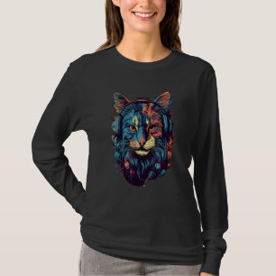 Animal Rave Colourful Abstract Headphones Headset T-Shirt