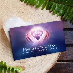 Animal Reiki - Energy Healing Business Card