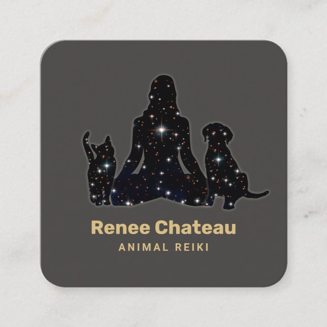 Animal Reiki Master Business Card (Front)
