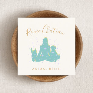 Animal Reiki Master Dog Cat Business Card