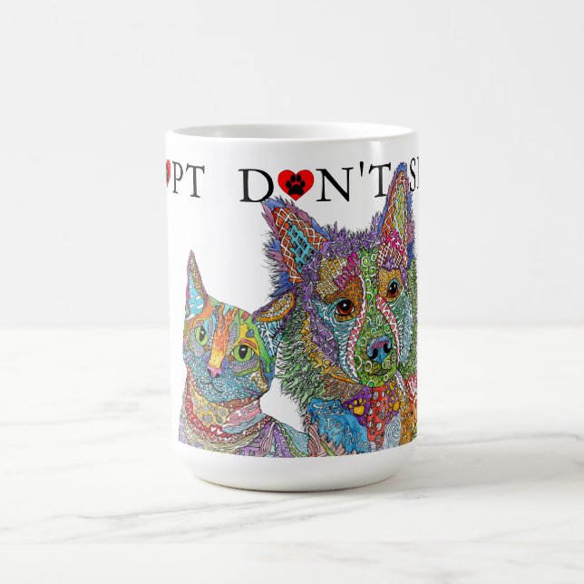Animal Rescue Adopt Don't Shop Mug (Center)