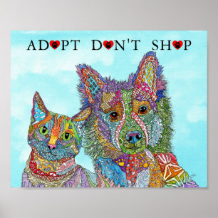 Animal Rescue Adopt Don't Shop Poster