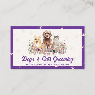 Animal Rescue Adoption Event Business Card